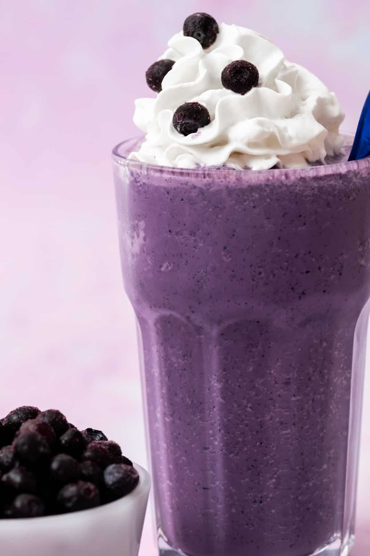 Blueberry Milkshake No Heat Needed Blueberry Milkshake No Heat Needed